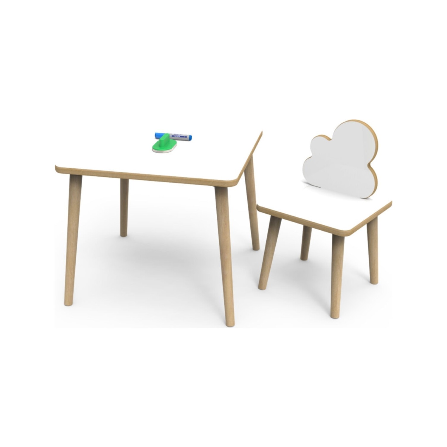Web Kapında Yaz Sil Yüzey Çocuk Masa Sandalye Takımı 1 Fiyatı