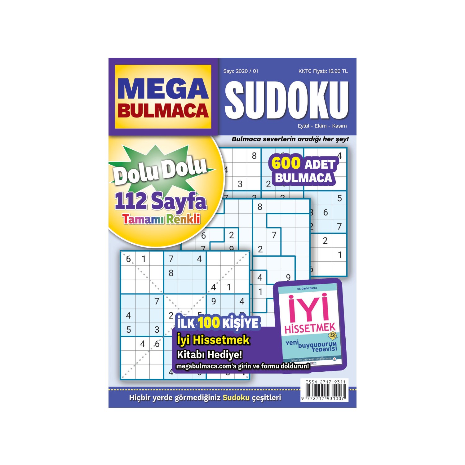 Mega Bulmaca Sudoku 2020 01 Kitab Ve Fiyat Hepsiburada