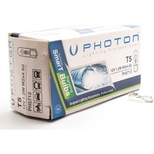 Photon T5 12 V 1.2W Minik Dipsiz Ampul 10 Adet PH5712