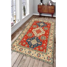 Modanoiva Kaymaz Dot Taban Yıkanabilir  Dijital Baskı Çerçeve Halı Ve İslamik Figürler Salon Halısı 80 x 120