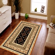 Modanoiva Kaymaz Dot Taban Yıkanabilir Dijital  Baskı Osmanlı Dokuma Sanatı Desenli Salon Halısı 80 x 100