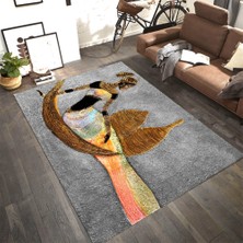 Modanoiva Antik Tablo Desenli Dijital Baskılı Halı 80 x 100 cm