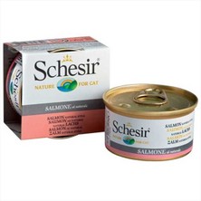 Schesir Doğal Somonlu Yaş Kedi Maması 85 gr