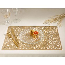 English Home Blanca Pvc 2'li Mutfak Amerikan Servis  45 x 30 cm Gold