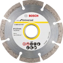 Bosch - Ekonomik Seri Genel Yapı Malzemeleri Için Elmas Kesme Diski 115 mm