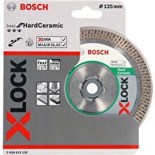 Bosch - X-Lock - Best Serisi Sert Seramikler Için Elmas Kesme Diski 125 mm