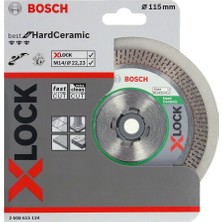 Bosch - X-Lock - Best Serisi Sert Seramikler Için Elmas Kesme Diski 115 mm