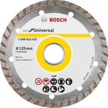 Bosch - Ekonomik Seri Genel Yapı Malzemeleri Için Elmas Kesme Diski 125 mm Turbo