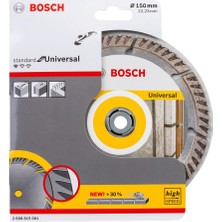 Bosch - Standard Seri Genel Yapı Malzemeleri Için Elmas Kesme Diski 150 mm