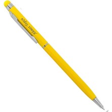 Pigado İsme Kişiye Özel Ince Model Tükenmez Kalem Sarı