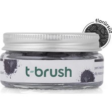 T-Brush Activated Charcoal Diş Macunu Tableti-Florürsüz