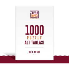 Puzzlesepeti Puzzle Yapboz Altlığı 1000 Parça 68 x 48 cm Kalın Suntalam Materyal ile Rahat Yapım