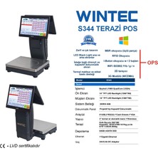 Wintec ACS-S300 4GB 64GB SSD 14" Teraizili Pos Pc