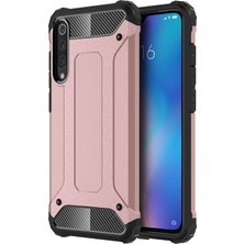 KZY Xiaomi Mi 9 Kapak Çift Katmanlı Zırh Tank Kılıf - Rose Gold