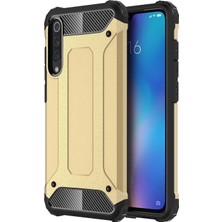 KZY Xiaomi Mi 9 Kapak Çift Katmanlı Zırh Tank Kılıf - Gold