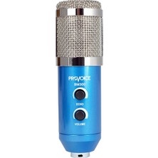 Provoice BM-300 Usb Girişli Condenser Stüdyo Mikrofonu (Mavi)