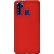 ZORE Reeder P13 Blue Max Kılıf Biye Silikon Kırmızı