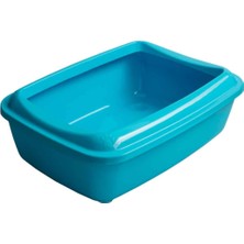 Amazon Pet Açık Kedi Tuvaleti M Mavi
