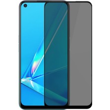 Hesaplı Dünya Oppo A92 Gizlilik Korumalı Cam Ekran Koruyucu