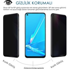 Hesaplı Dünya Oppo A92 Gizlilik Korumalı Cam Ekran Koruyucu