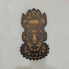 Kayra TASARIM AHŞAP MASK TABLO(50x130cm)