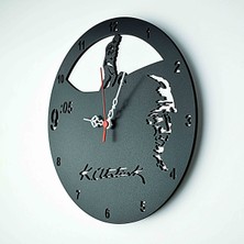 Kayra TASARIM AHŞAP DUVAR SAATİ ATATÜRK KOCATEPE 30cm