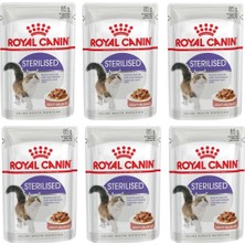 Royal Canin Sterilised Gravy Soslu Kısır Kedi Yaş 85 gr 6 Adet