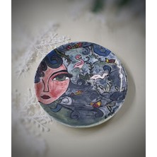 Süreyya Art Design Özel El Boyama Seramik Tabak