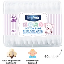 Deep Fresh Baby Erkek Ekonomik Paket (Cute Boy Şampuan 500 ml & Papatya Islak Mendil 200 Yaprak & Kulak Temizleme Çubuğu 60 Adet)