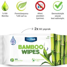 Deep Fresh Baby Bamboo Paket (Honey Bebek Şampuanı 500 ml & Bamboo Islak Mendil 120 Yaprak & Kulak Temizleme Çubuğu 60 Adet)