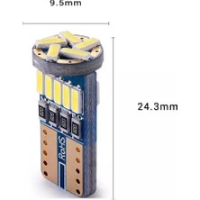 Sentinel T10 LED Ampül Park LED Plaka LED Tavan LED Beyaz 2 Adet