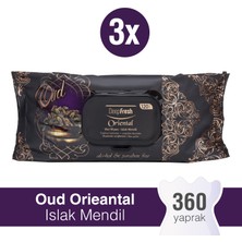 Deep Fresh Oriental Islak Mendil Oud 3 x 120 Yaprak