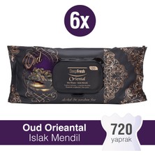 Deep Fresh Oriental Islak Mendil Oud 6 x 120 Yaprak