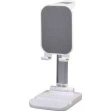 CoverZone Masaüstü Katlanabilir Telefon ve Tablet Tutucu Stand Beyaz
