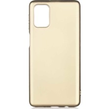 CoverZone Samsung Galaxy M31S Kılıf Premier Silikon Arka Kapak Kılıf Gold