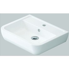 İdevit Halley 45 x 60 Lavabo Tezgah Üstü Beyaz