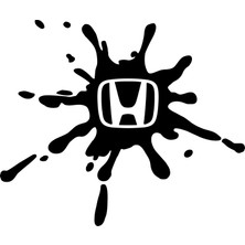 Quart Honda Sıçrama Oto Sticker Araba Sticker Cam Sticker
