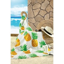 Maxstyle Pineapple Kadife Plaj Havlusu 70X160 cm