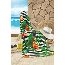Maxstyle Parrot Kadife Plaj Havlusu 70X160 cm