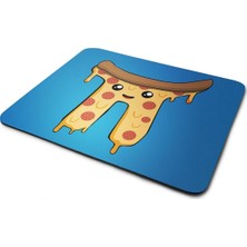 Wuw Pi Sayısı Pizza Mouse Pad Renkli