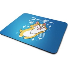 Wuw Kawaii Corgi Köpek Mouse Pad Renkli