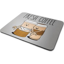 Wuw Taze Kahve Kawaii Mouse Pad Renkli