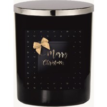 Lyn Home Siyah Bardak Mum Kış Serisi