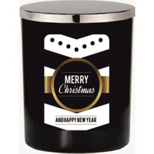 Lyn Home Siyah Bardak Mum Kış Serisi