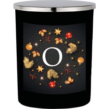 Lyn Home Siyah Bardak Mum Harfli Kış Serisi