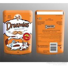 Dreamies Tavuklu Kedi Ödül Maması 60 gr x 6 Adet