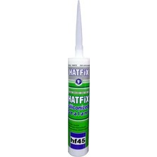 Hatfix 10 Adet Silikonize Mastik 450 gr