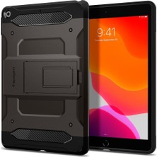 Spigen Apple iPad 10.2" WIFI 9.Nesil (2021) / 8.Nesil (2020) / 7.Nesil (2019) Kılıf Tough Armor TECH Gunmetal - ACS00378