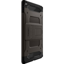 Spigen Apple iPad 10.2" WIFI 9.Nesil (2021) / 8.Nesil (2020) / 7.Nesil (2019) Kılıf Tough Armor TECH Gunmetal - ACS00378