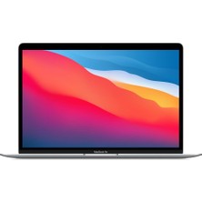 Apple MacBook Air M1 Çip 8GB 256GB SSD macOS 13" QHD Taşınabilir Bilgisayar Gümüş MGN93TU/A